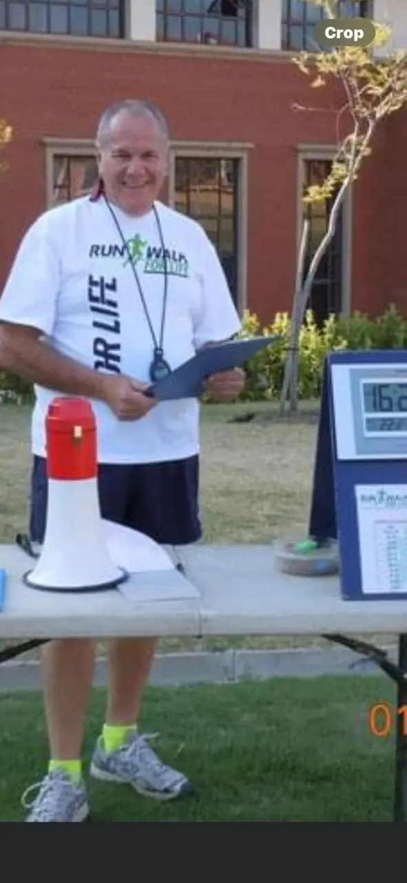 Bruce Meyerson participating in a Run 4 Life event in Johannesburg.